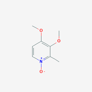 molecular formula C8H11NO3 B1589057 3,4-二甲氧基-2-甲基吡啶-N-氧化物 CAS No. 72830-07-0