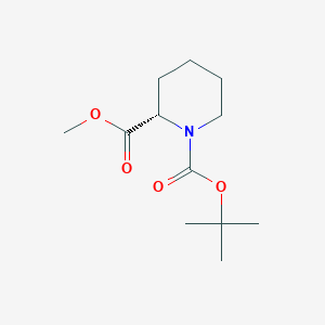 molecular formula C12H21NO4 B1589059 (S)-1-tert-Butyl 2-methyl piperidine-1,2-dicarboxylate CAS No. 200184-53-8
