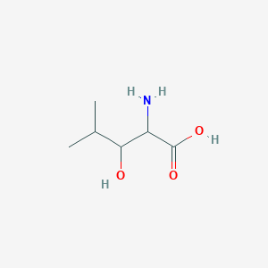 molecular formula C6H13NO3 B158906 (2S,3R)-2-amino-3-hydroxy-4-methylpentanoic acid CAS No. 10148-71-7