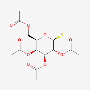 molecular formula C15H22O9S B1589065 Methyl 2,3,4,6-tetra-O-acetyl-beta-D-thiogalactopyranoside CAS No. 55722-48-0
