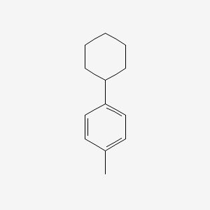 molecular formula C13H18 B1589069 1-Cyclohexyl-4-methyl-benzene CAS No. 4501-36-4