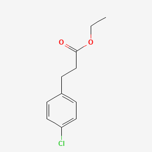molecular formula C11H13ClO2 B1589072 Ethyl 3-(4-chlorophenyl)propanoate CAS No. 7116-36-1