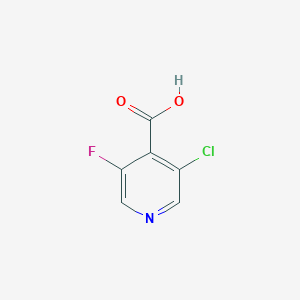 molecular formula C6H3ClFNO2 B1589077 3-Chloro-5-fluoroisonicotinic acid CAS No. 514798-03-9