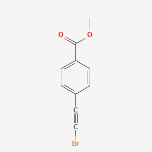 molecular formula C10H7BrO2 B1589078 Methyl 4-(bromoethynyl)benzoate CAS No. 225928-10-9