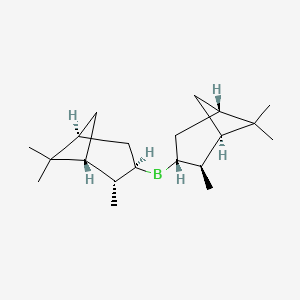 molecular formula C20H34B B1589080 Bis((1R,2S,3R,5R)-2,6,6-trimethylbicyclo[3.1.1]heptan-3-yl)borane CAS No. 21932-54-7