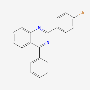 molecular formula C20H13BrN2 B1589102 2-(4-bromophenyl)-4-phenylQuinazoline CAS No. 540466-42-0