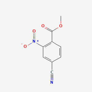 molecular formula C9H6N2O4 B1589107 Methyl 4-cyano-2-nitrobenzoate CAS No. 52449-76-0