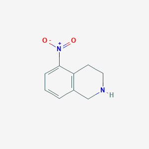 molecular formula C9H10N2O2 B1589110 5-Nitro-1,2,3,4-tetrahydroisoquinoline CAS No. 41959-45-9