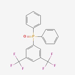 molecular formula C20H13F6OP B1589112 3,5-Bis(trifluoromethyl)phenyl diphenylphosphine oxide CAS No. 299176-62-8