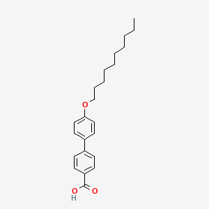 molecular formula C23H30O3 B1589120 4'-Decyloxybiphenyl-4-carboxylic Acid CAS No. 69367-32-4