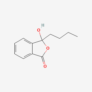 molecular formula C12H14O3 B1589130 1(3H)-Isobenzofuranone, 3-butyl-3-hydroxy- CAS No. 162050-42-2