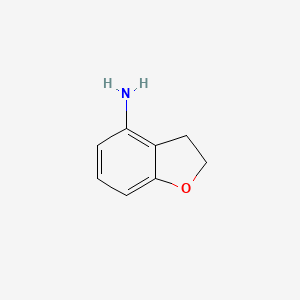 molecular formula C8H9NO B1589133 2,3-Dihydrobenzofuran-4-amine CAS No. 61090-37-7