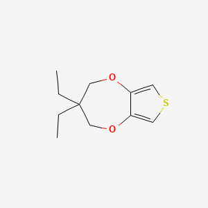 molecular formula C11H16O2S B1589135 3,3-diethyl-3,4-dihydro-2H-thieno[3,4-b][1,4]dioxepine CAS No. 259139-19-0