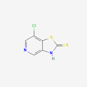 molecular formula C6H3ClN2S2 B1589145 7-Chlorothiazolo[4,5-C]pyridine-2-thiol CAS No. 908355-84-0
