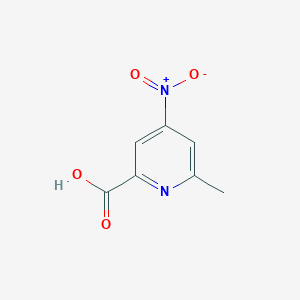 molecular formula C7H6N2O4 B1589157 6-Methyl-4-nitropicolinic acid CAS No. 30235-16-6