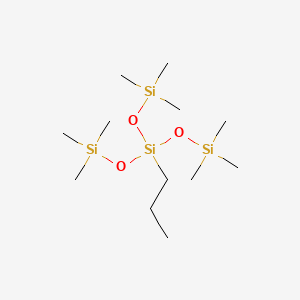 molecular formula C12H34O3Si4 B1589161 Propyltris(trimethylsiloxy)silane CAS No. 60111-46-8