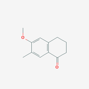 molecular formula C12H14O2 B1589163 6-methoxy-7-methyl-3,4-dihydronaphthalen-1(2H)-one CAS No. 61495-10-1