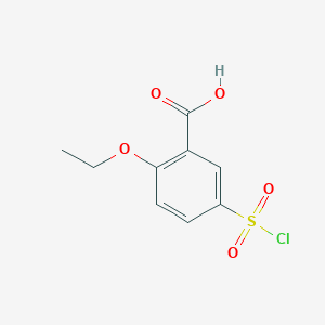 molecular formula C9H9ClO5S B1589165 5-(Chlorosulfonyl)-2-ethoxybenzoic acid CAS No. 200575-16-2