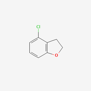 molecular formula C8H7ClO B1589167 4-氯-2,3-二氢苯并呋喃 CAS No. 289058-20-4