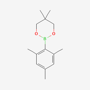 molecular formula C14H21BO2 B1589169 5,5-Dimethyl-2-(2,4,6-trimethylphenyl)-1,3,2-dioxaborinane CAS No. 214360-78-8