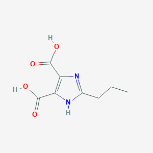 molecular formula C8H10N2O4 B1589175 2-propyl-1H-imidazole-4,5-dicarboxylic Acid CAS No. 58954-23-7
