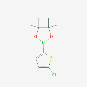 molecular formula C10H14BClO2S B1589178 2-(5-氯噻吩-2-基)-4,4,5,5-四甲基-1,3,2-二氧杂硼环丁烷 CAS No. 635305-24-7