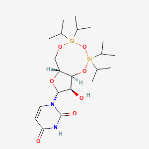 molecular formula C21H38N2O7Si2 B1589185 3',5'-O-(1,1,3,3-Tetraisopropyl-1,3-disiloxanediyl)uridine CAS No. 69304-38-7