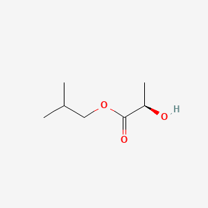 molecular formula C7H14O3 B1589186 (+)-异丁基 D-乳酸盐 CAS No. 61597-96-4