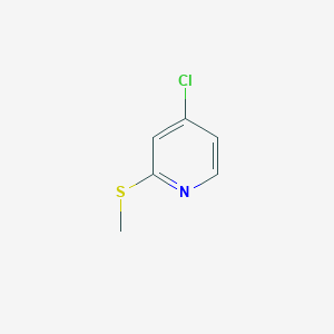 molecular formula C6H6ClNS B1589188 4-Chloro-2-(methylsulfanyl)pyridine CAS No. 334542-44-8