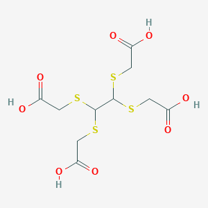 molecular formula C10H14O8S4 B158919 (ETHANEDIYLIDENETETRATHIO)TETRAACETIC ACID CAS No. 10003-69-7