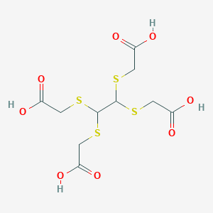 molecular formula C10H14O8S4 B158919 Acetic acid, 2,2',2'',2'''-[1,2-ethanediylidenetetrakis(thio)]tetrakis- CAS No. 10003-69-7