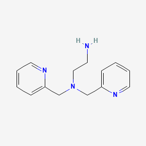 molecular formula C14H18N4 B1589202 1,2-Ethanediamine, N,N-bis(2-pyridinylmethyl)- CAS No. 189440-33-3