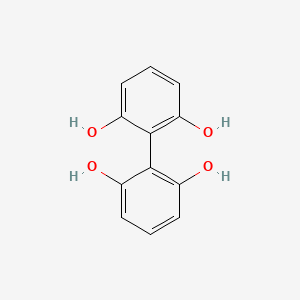 molecular formula C12H10O4 B1589205 2-(2,6-Dihydroxyphenyl)benzene-1,3-diol CAS No. 4371-35-1