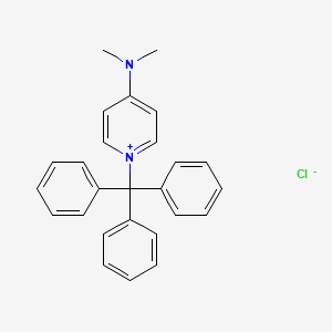 molecular formula C26H25ClN2 B1589208 4-(Dimethylamino)-1-(triphenylmethyl)pyridinium Chloride CAS No. 78646-25-0