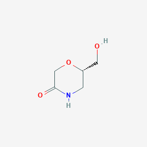 (S)-6-(Hydroxymethyl)morpholin-3-one