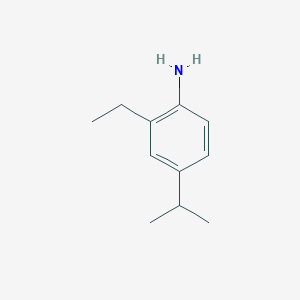 molecular formula C11H17N B158921 2-Ethyl-4-(propan-2-yl)aniline CAS No. 126476-51-5