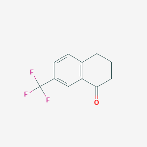 molecular formula C11H9F3O B1589214 7-(Trifluoromethyl)-1-tetralone CAS No. 54752-50-0