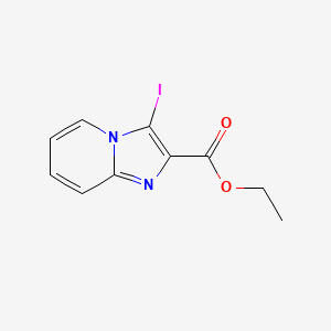 molecular formula C10H9IN2O2 B1589215 Ethyl 3-iodoimidazo[1,2-a]pyridine-2-carboxylate CAS No. 292858-07-2