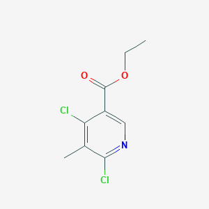 molecular formula C9H9Cl2NO2 B1589219 Ethyl 4,6-dichloro-5-methylnicotinate CAS No. 252552-10-6
