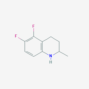 molecular formula C10H11F2N B1589220 5,6-Difluoro-2-methyl-1,2,3,4-tetrahydroquinoline CAS No. 80076-46-6