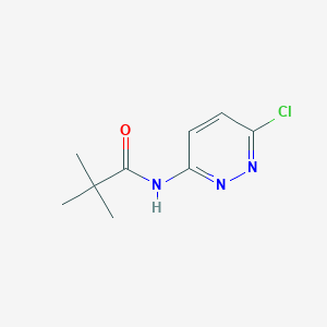 molecular formula C9H12ClN3O B1589230 N-(6-Chloropyridazin-3-yl)pivalamide CAS No. 147362-88-7