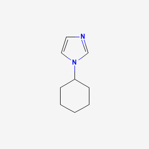 molecular formula C9H14N2 B1589237 1-cyclohexyl-1H-imidazole CAS No. 67768-61-0