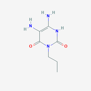 molecular formula C7H12N4O2 B1589238 5,6-Diamino-3-propylpyrimidine-2,4(1H,3H)-dione CAS No. 142665-13-2