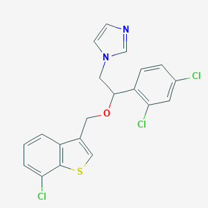 molecular formula C20H15Cl3N2OS B158924 Sertaconazole CAS No. 99592-32-2