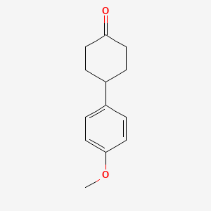 molecular formula C13H16O2 B1589243 4-(4-Methoxyphenyl)cyclohexanone CAS No. 5309-16-0