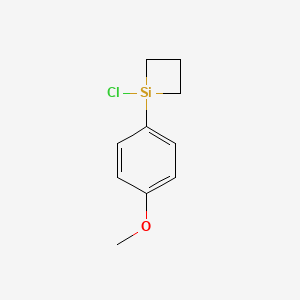 1-(4-Methoxyphenyl)-1-chlorosilacyclobutane