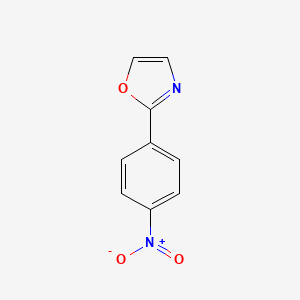 molecular formula C9H6N2O3 B1589245 2-(4-Nitrophenyl)oxazole CAS No. 62882-08-0