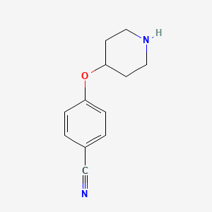 4-(Piperidin-4-yloxy)benzonitrile