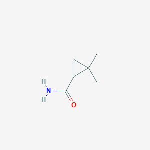molecular formula C6H11NO B158928 2,2-二甲基环丙烷甲酰胺 CAS No. 1759-55-3