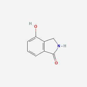 molecular formula C8H7NO2 B1589289 4-Hydroxy-2,3-dihydroisoindol-1-one CAS No. 366453-21-6